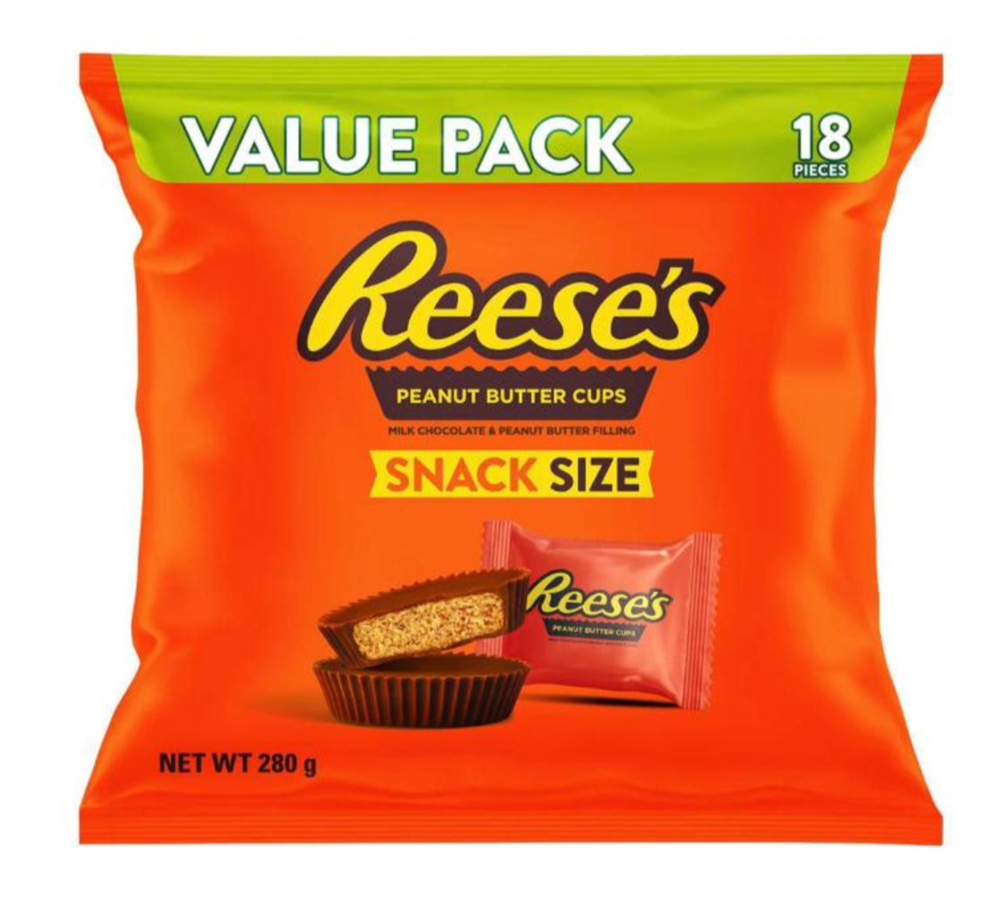 Reese's Value Pack Snack Size 280g (BEST BUY: JUNE 2026)