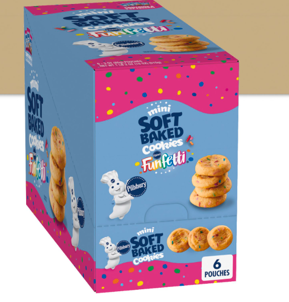 Pillsbury Mini Soft Baked Cookies Funfetti 3oz