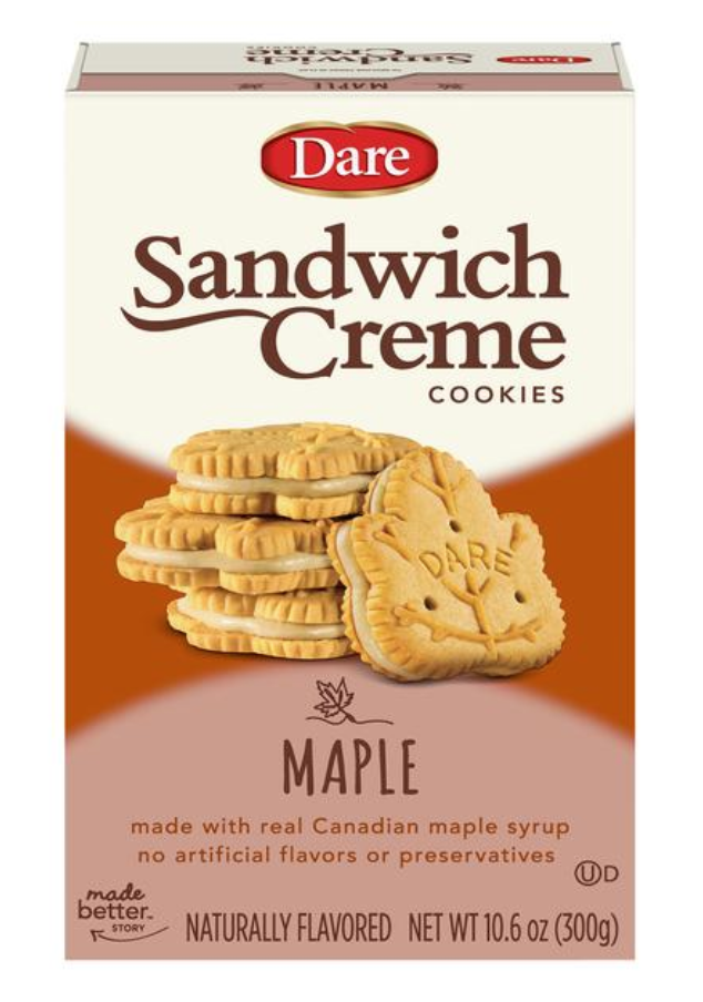 Dare Sandwich Creme Cookies Maple 10.6oz