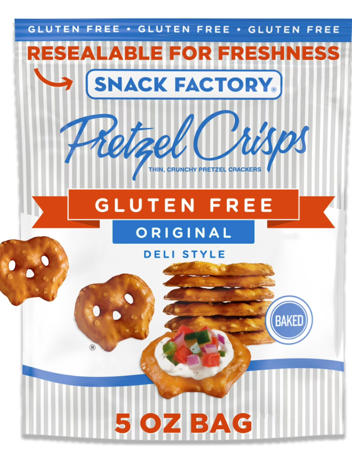 Snack Factory Pretzel Crisps Gluten Free Original 5oz