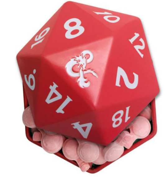 Dungeons & Dragons D20 Tin Cherry Candy 1.2oz