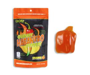Gummy Habanero Pepper Peg Bag 1.75oz