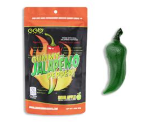 Gummy Jalapeno Pepper Peg Bag 1.75oz