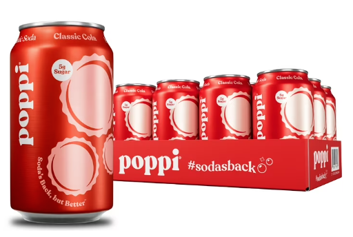 Poppi Classic Cola 12 Pack / 12oz Cans