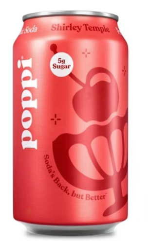Poppi Shirley Temple 12oz Can