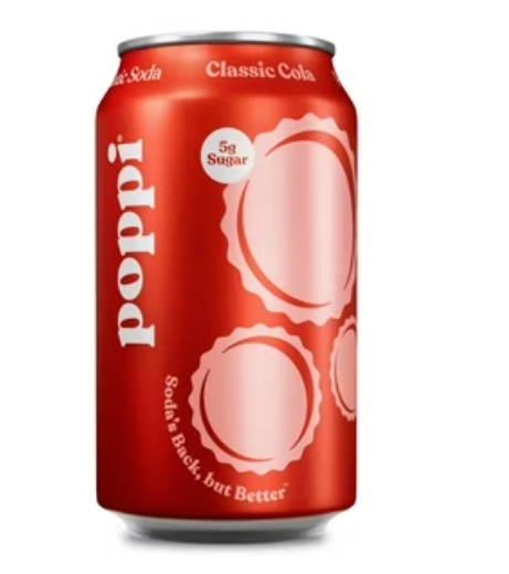 Poppi Classic Cola Can 12oz