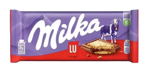 MILKA LU CHOCOLATE TABLETS 87G