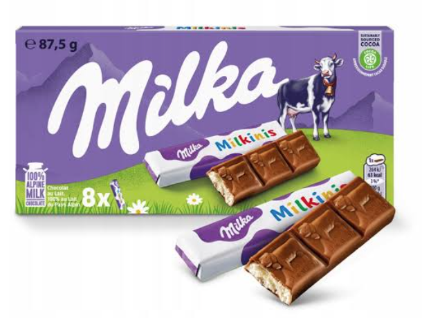 MILKA MILKINIS STICKS 87.5g