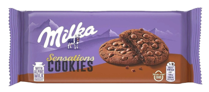 MILKA SENSATIONS CHOCO COOKIES 156G