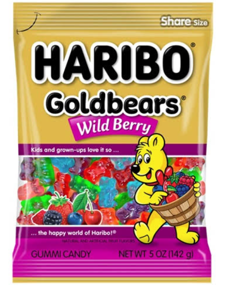 Haribo Goldbears Wild Berry 5oz (142g)