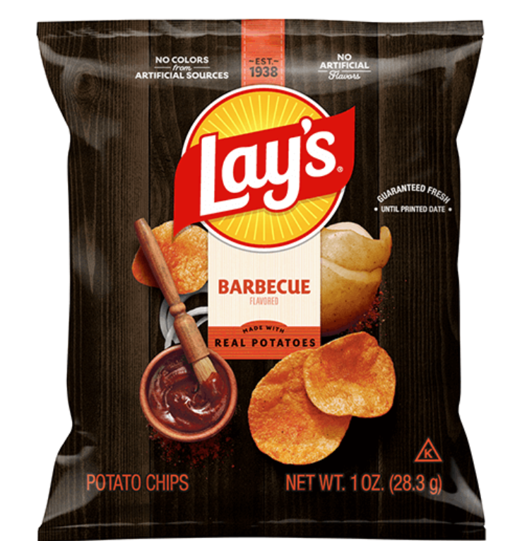 Lay's BBQ Chips 1oz (best by: aug26)
