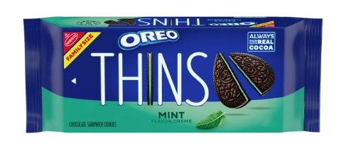Oreo Thins Mint Family Size 11.78oz