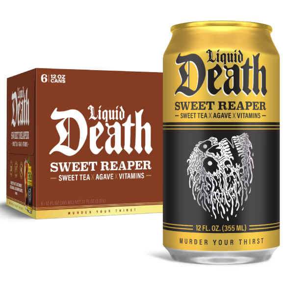Liquid Death Sweet Reaper 6 Pack / 12oz Cans