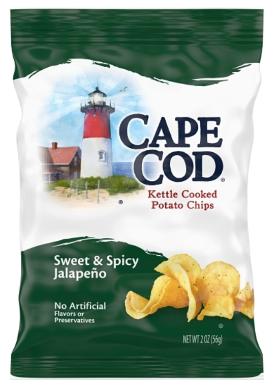 Cape Cod Sweet & Spicy Jalapeno Chips 2oz