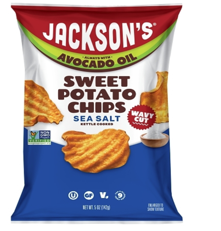Jackson's Wavy Sea Salt Sweet Potato Chips 5.5oz
