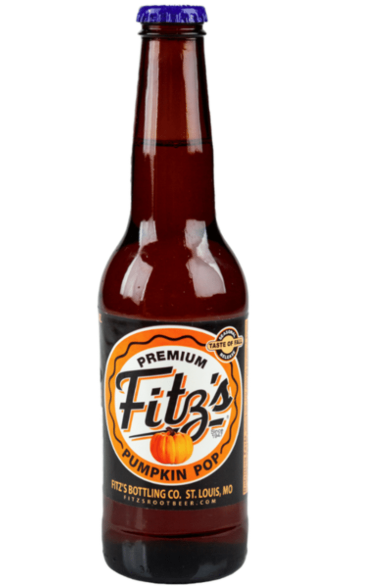 Fitz's Pumpkin Pop Soda 12oz Glass Bottle