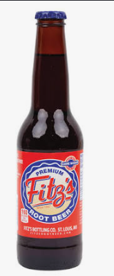 Fitz's Root Beer Soda 12oz Glass Bottle