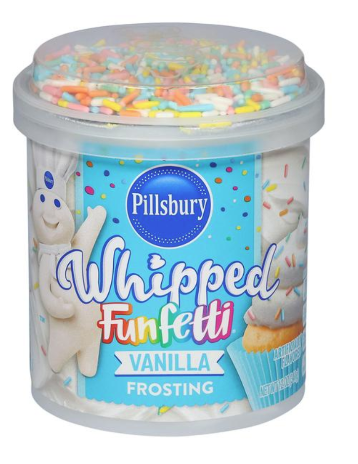 Pillsbury Whipped Funfetti Vanilla Frosting 12oz