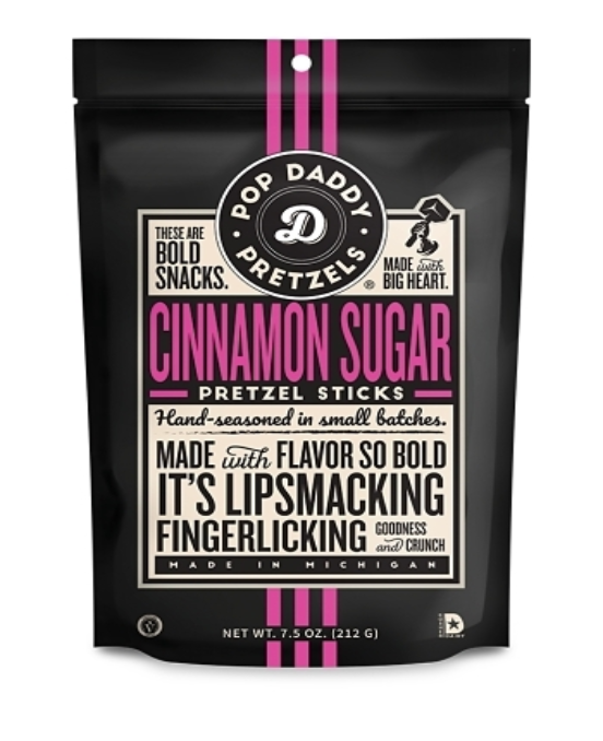 Pop Daddy Cinnamon Sugar Pretzels 7.5oz