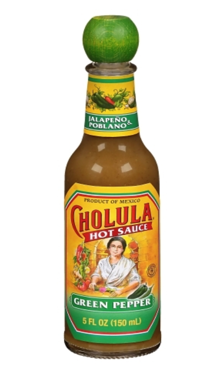 Cholula Green Pepper Hot Sauce Bottle 5oz