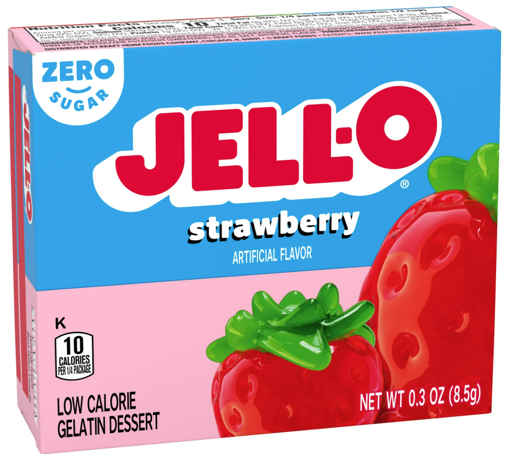 Jell-O Sugar Free Strawberry Gelatin Mix – USAFoods