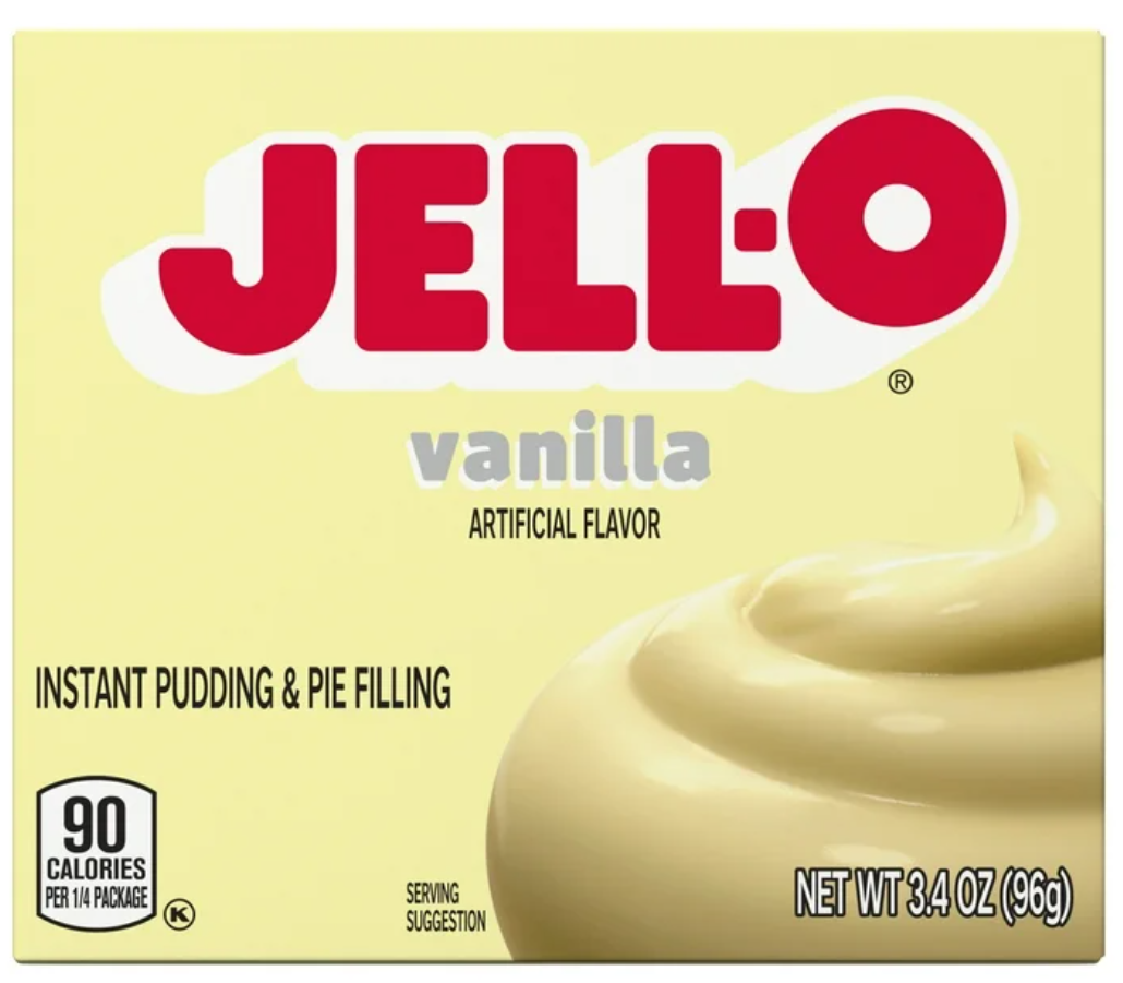Jell-O Instant Vanilla Pudding Mix 3.4oz
