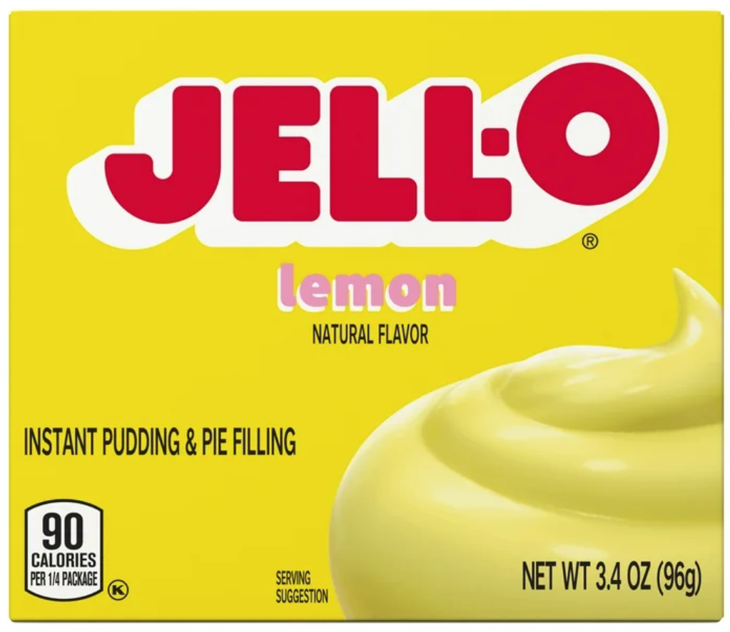 Jell-O Instant Lemon Pudding Mix 3.4oz