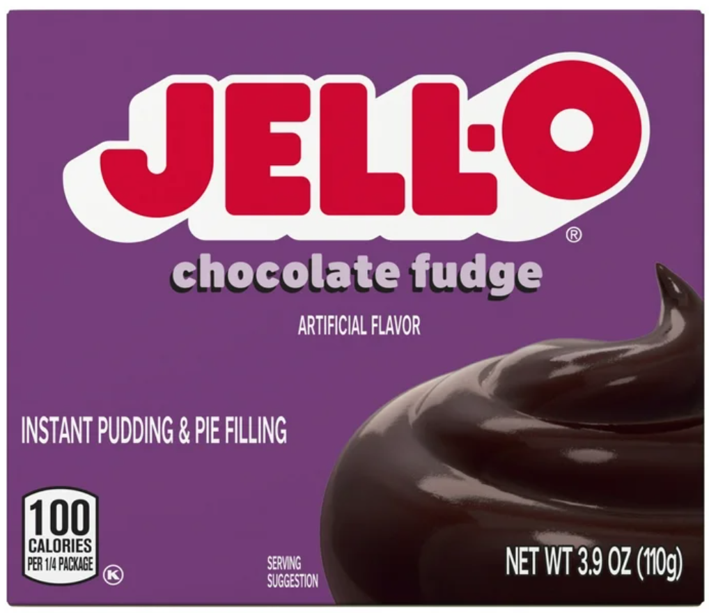 Jell-O Instant Chocolate Fudge Pudding Mix 3.9oz – USAFoods Jell-O Instant Chocolate Fudge Pudding Mix 3.9oz – USAFoods