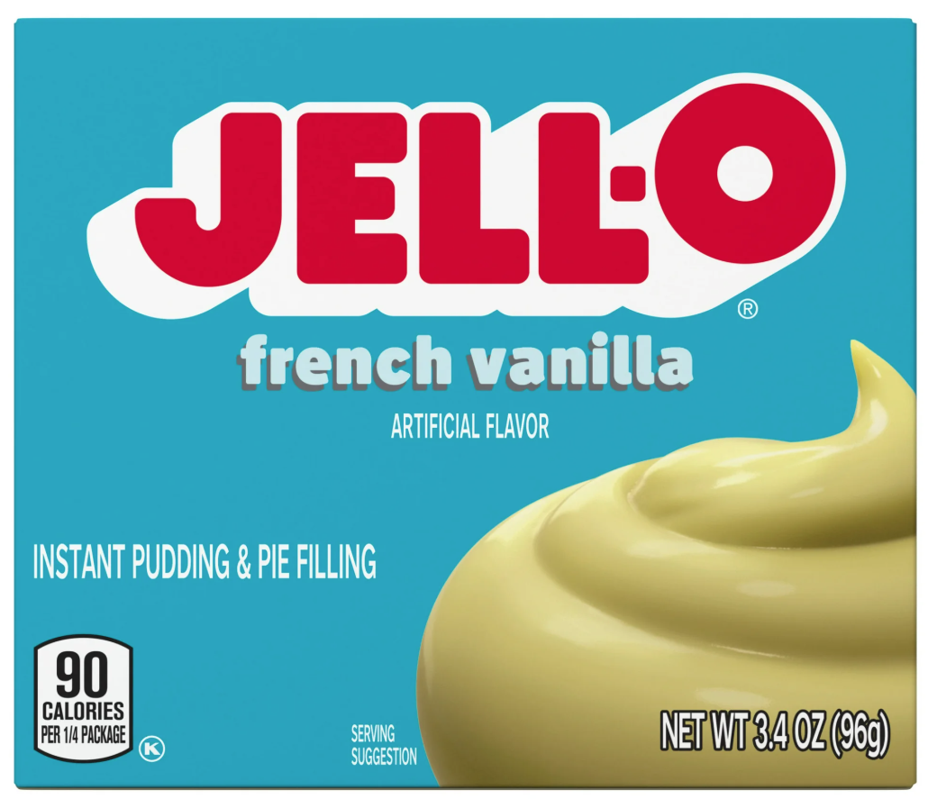 Jell-O Instant French Vanilla Pudding Mix 3.4oz