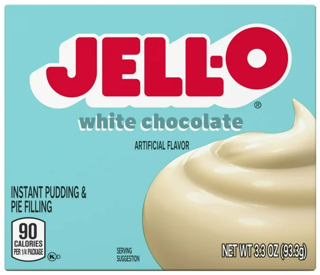 Jell-O White Chocolate Instant Pudding 3.3oz