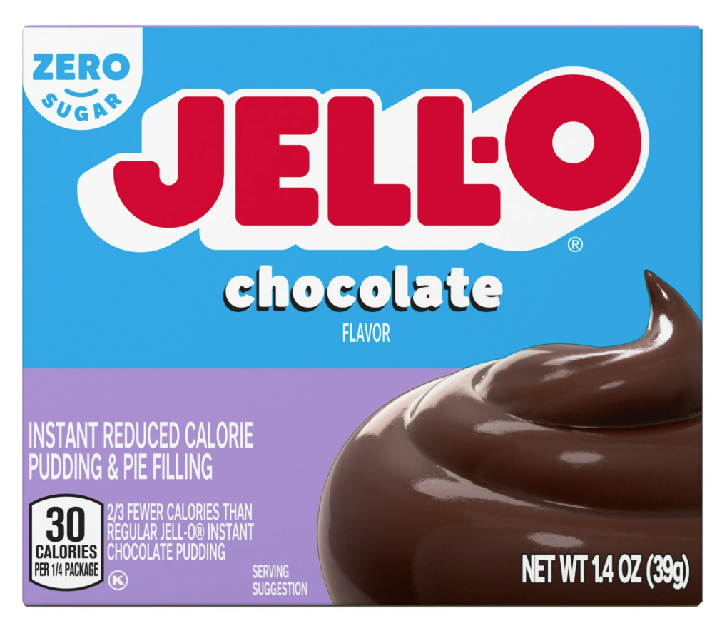 Jell-O Instant Sugar & Fat Free Chocolate Pudding 1.4oz