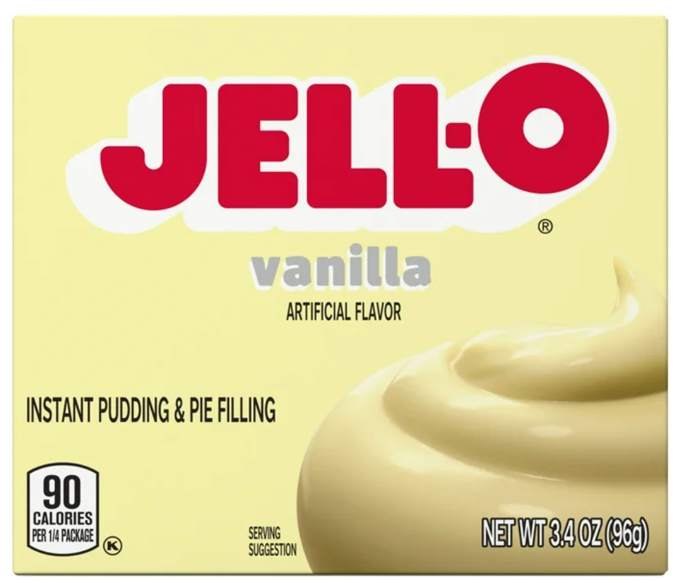 Jell-O Instant Vanilla Pudding Mix 3.4oz