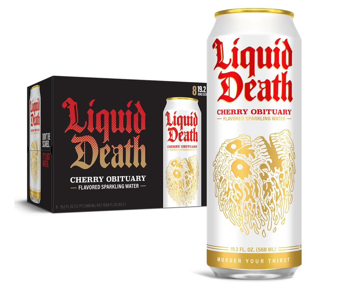 Liquid Death Cherry Obituary 8 Pack/ 19.2oz
