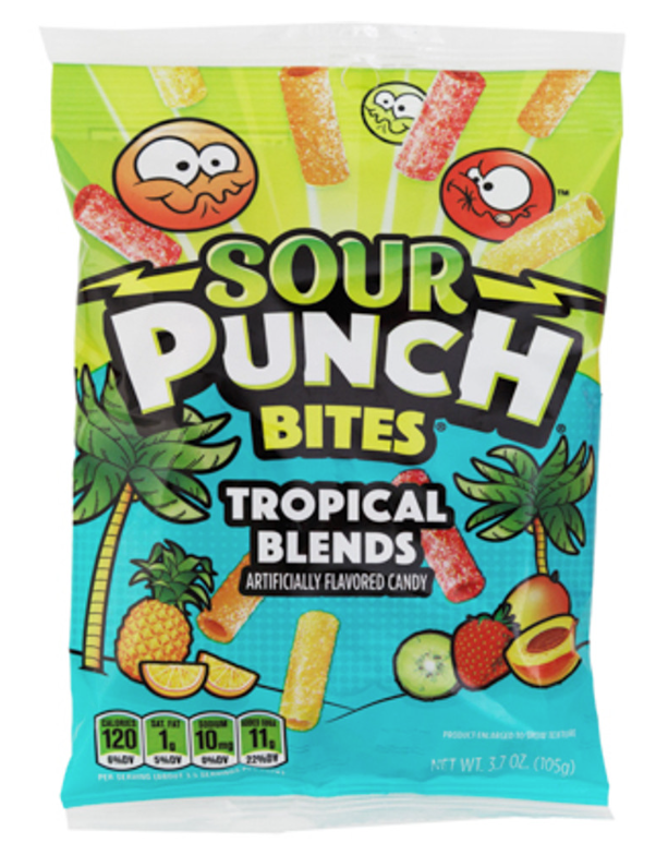 Sour Punch Sweet Bites Tropical 3.7oz