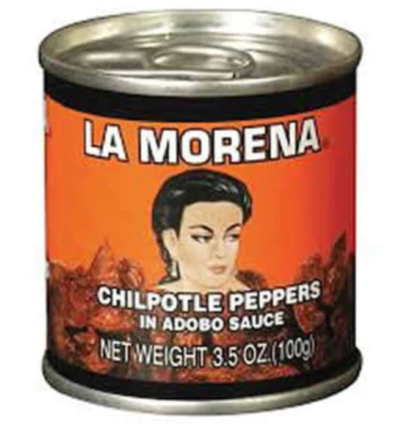 La Morena Chipotle Peppers in Adobo Sauce Can 3.5oz