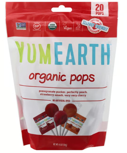 YumEarth Organic Lollipops Assorted Fruit 20ct