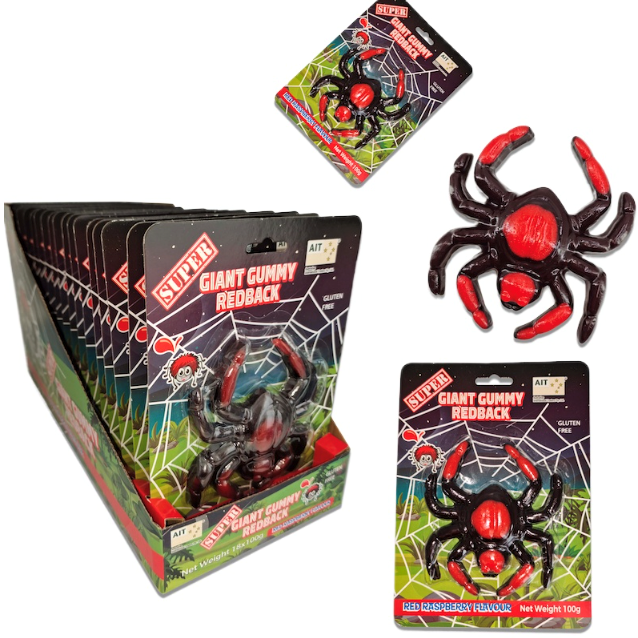 Giant Gummy Redback Spider 3.5oz