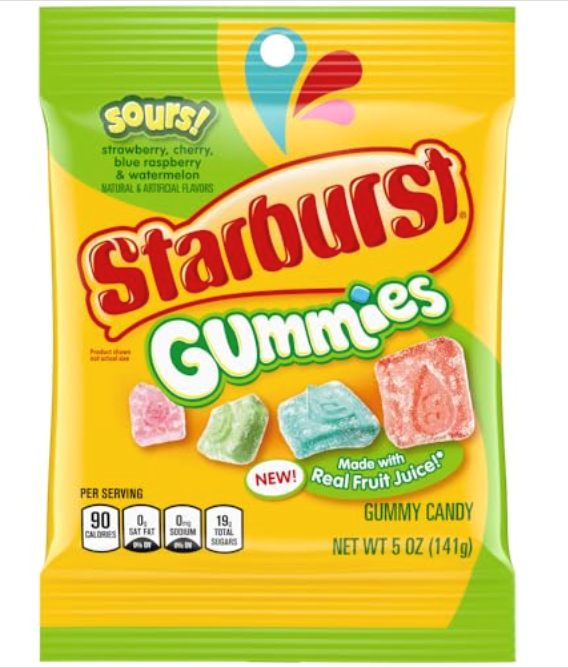 Starburst Sour Gummies 5oz