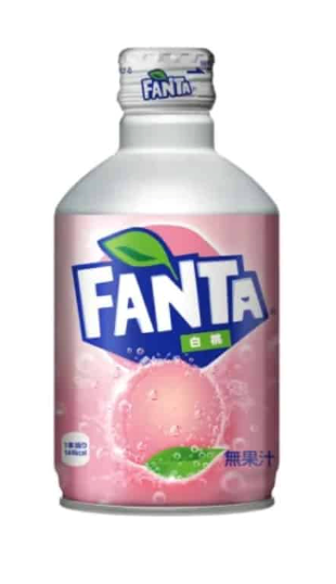 Japanese White Peach Fanta 10oz