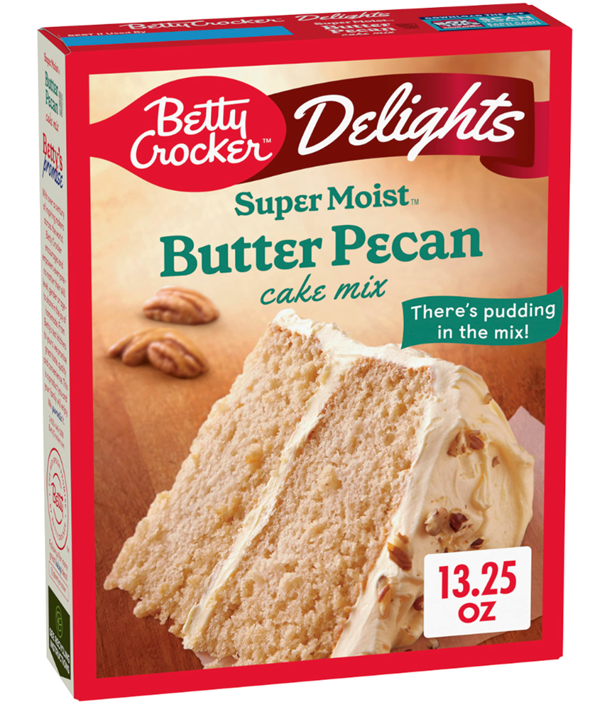 Betty Crocker Delights Super Moist Butter Pecan Cake Mix 13.25oz