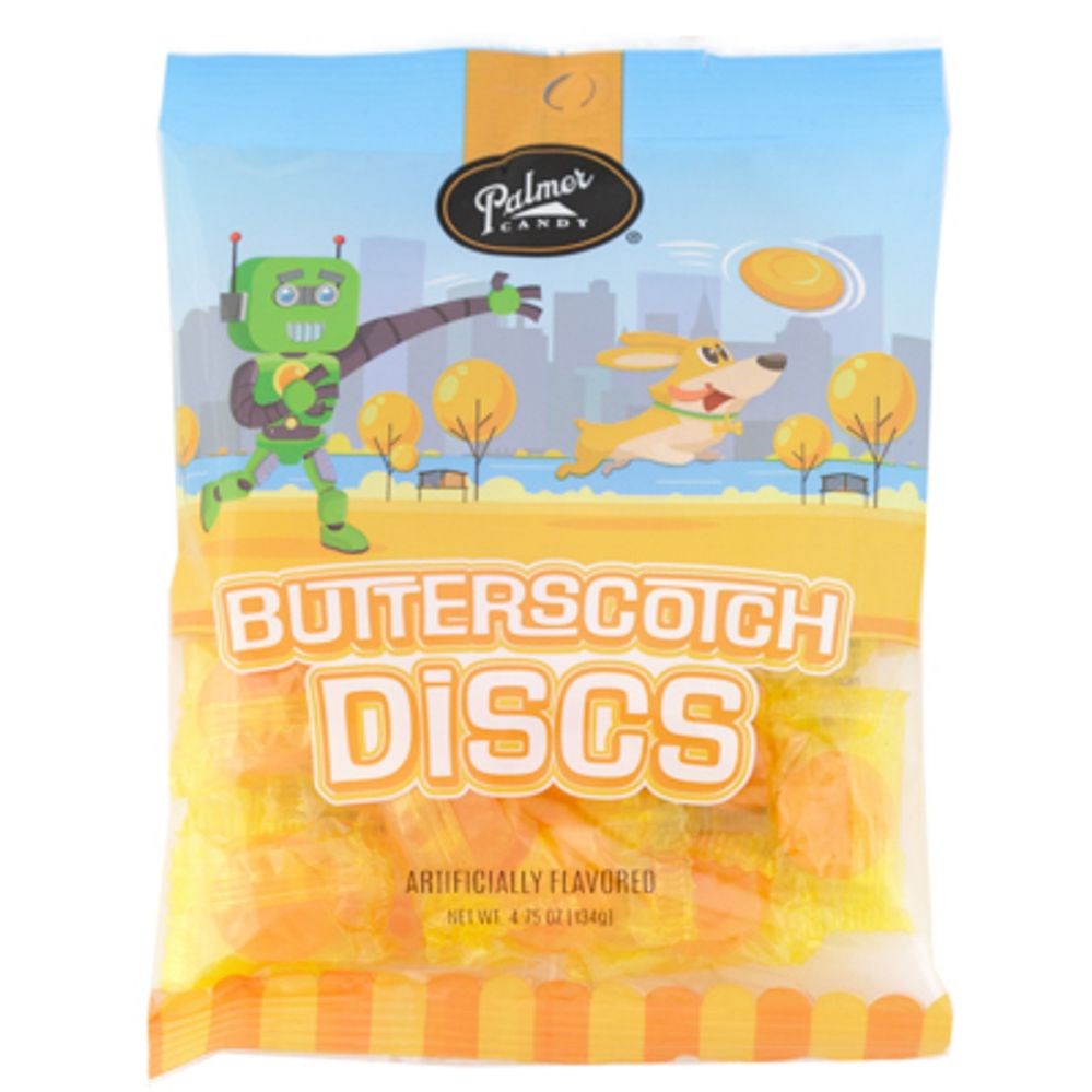 Palmer Candy Butterscotch Discs 4.75oz (BEST BY: AUG2025)