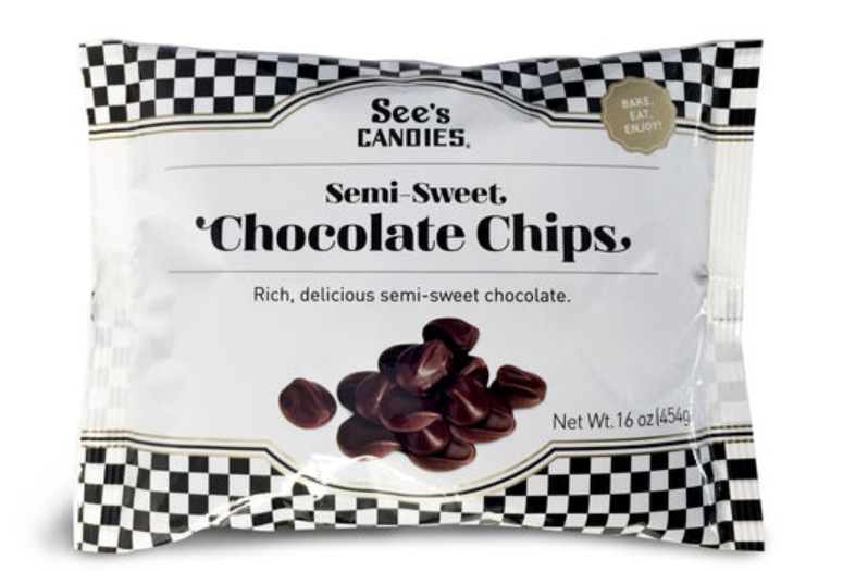 See's Candies Semi Sweet Chocolate Chips 16oz