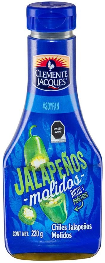 Clemente Jacques Ground Jalapeño Sauce 7.7oz (BEST BY: APR 25)