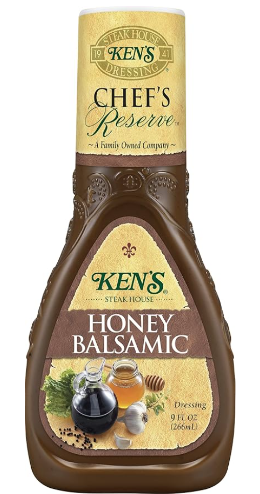 Ken's Steakhouse Honey Balsamic Dressing 9oz (BEST BY: MARCH 25)