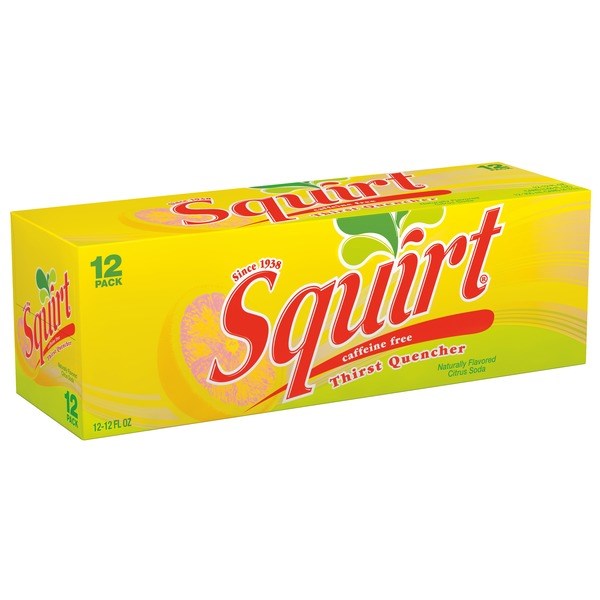 Squirt Original Citrus Soda 12 Pack / 12oz cans
