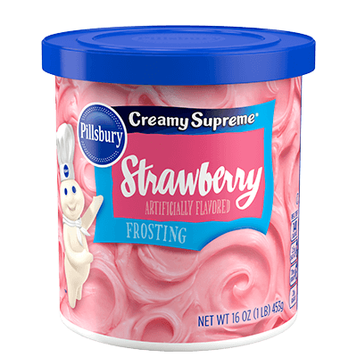 Pillsbury Creamy Supreme Strawberry Flavored Frosting 16oz