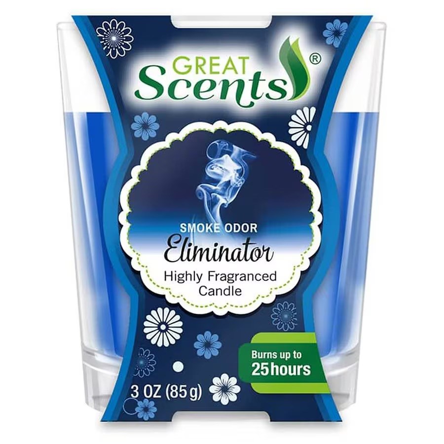 Great Scents Smoke Odor Eliminator Candle 3oz