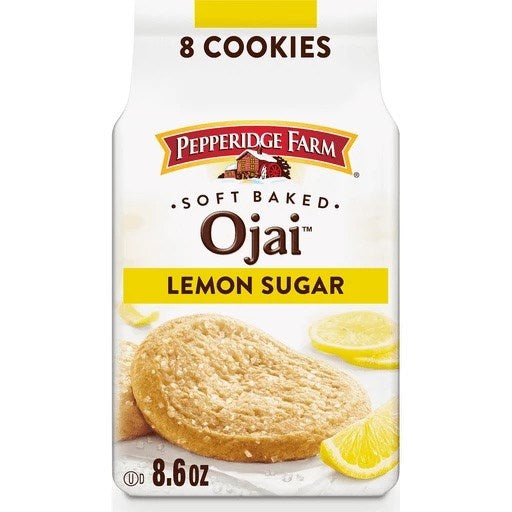 Pepperidge Farm Ojai Lemon Sugar Cookies 8.6oz (BEST BY: NOV 2025)