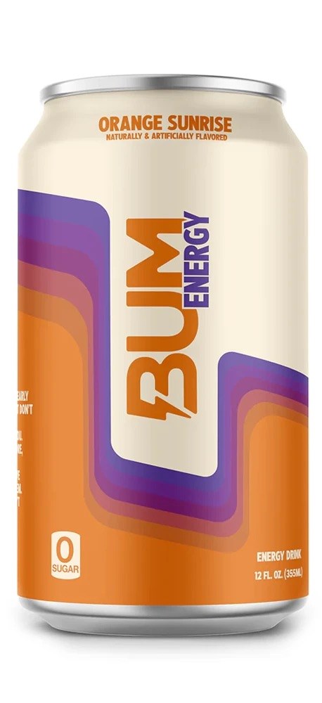 Bum Energy Drink Orange Sunrise 12oz