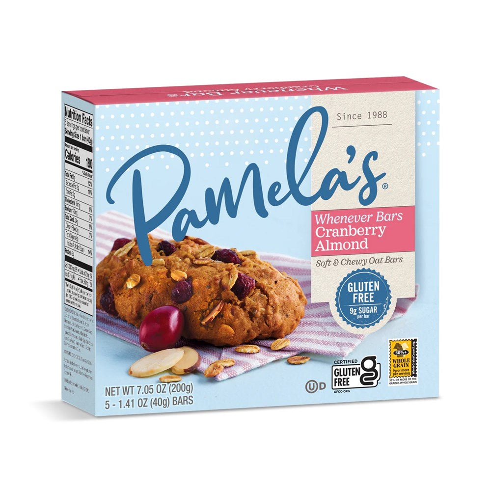 Pamela's Cranberry Almond Oat Bars 7.05oz (BEST BY: NOV 24)